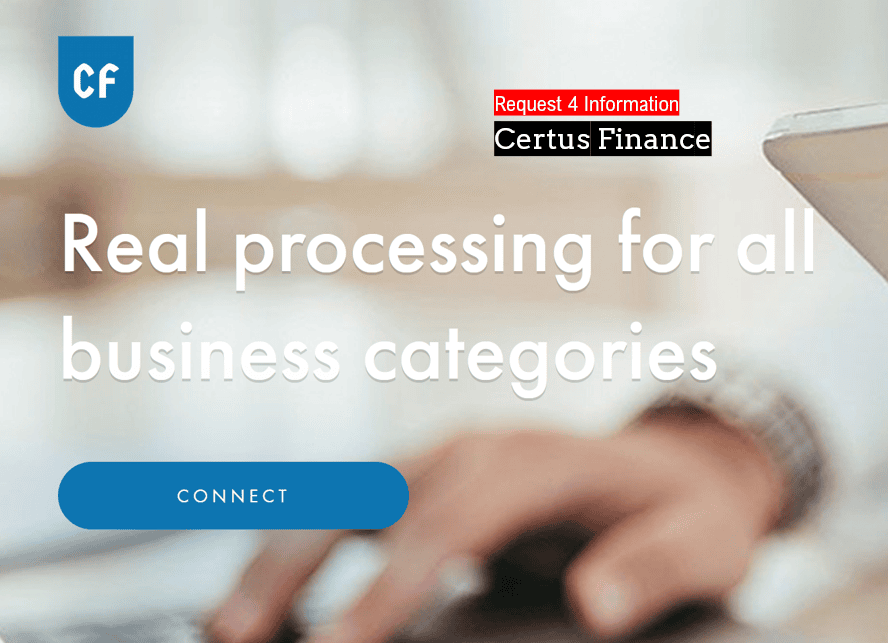 Certus Finance Request 4 Information