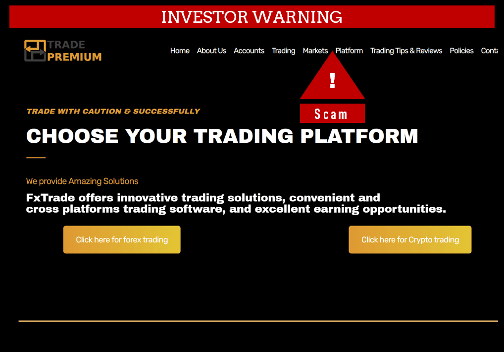 FCA warns against Fortrade clone FXTradePremium