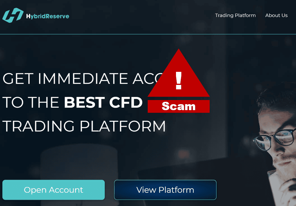 Law enforcement warning against HybridReserve broker scam