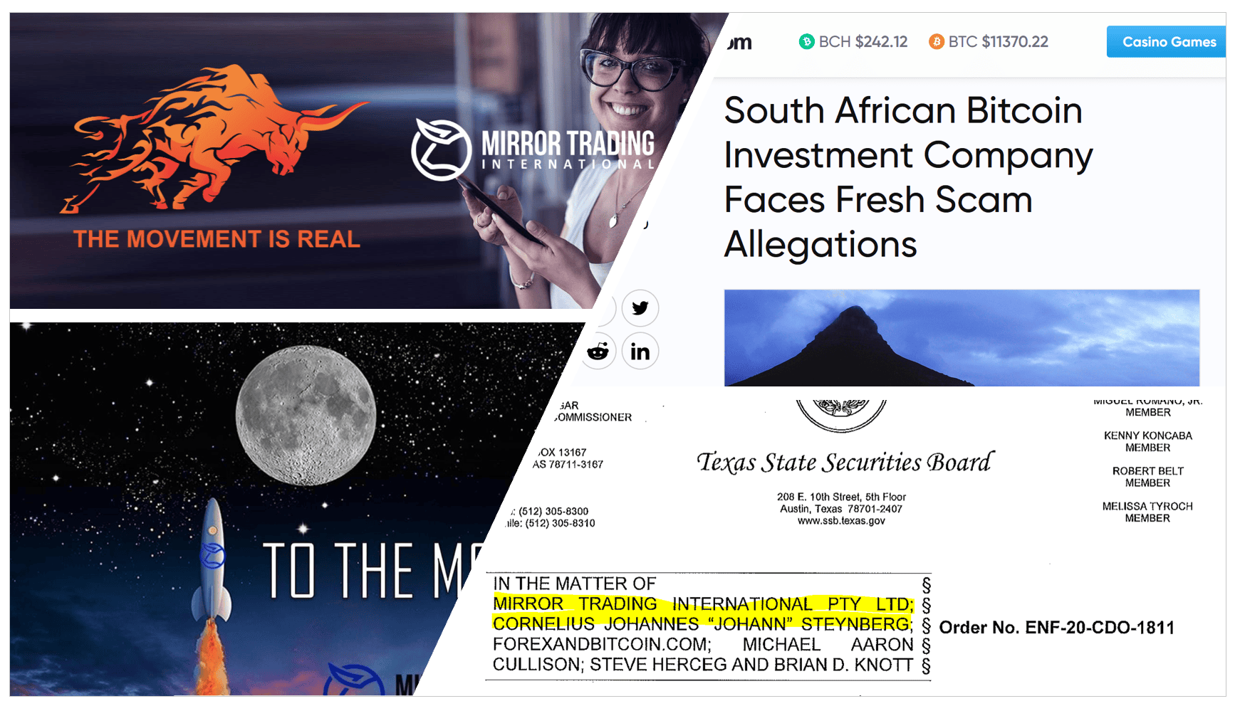 Investor Alert MIrror Trading International crypto forex MLM scheme