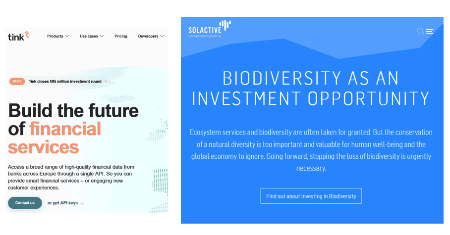 European FinTechs Tink and Solactive successfully raise millions