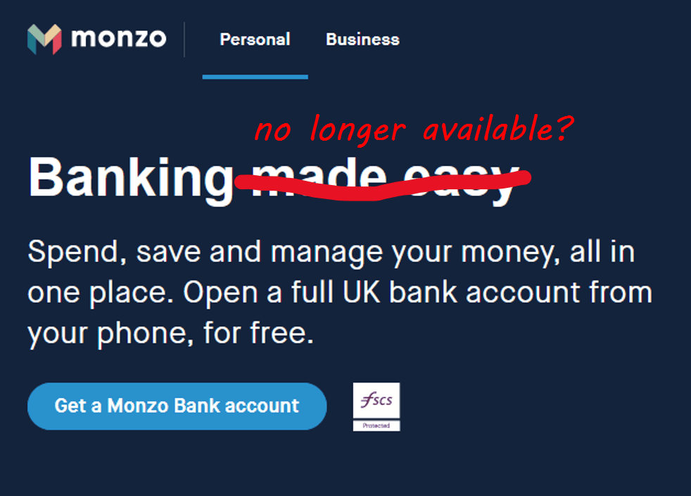Monzo in troubles