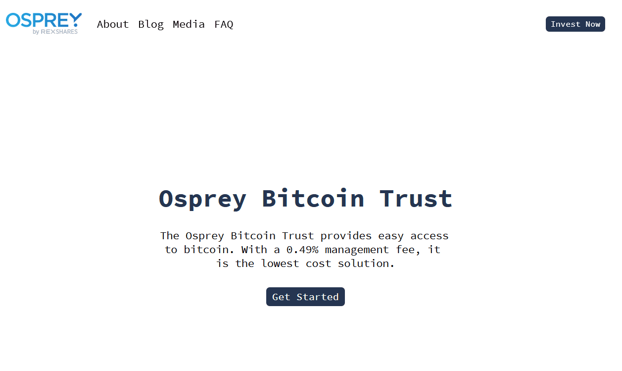 Osprey Bitcoin Trust