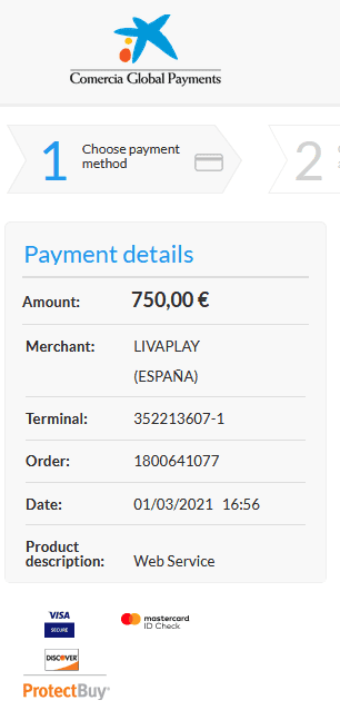 Finmax scams with Praxis Cashier and Redsys and Comercia Global Payments