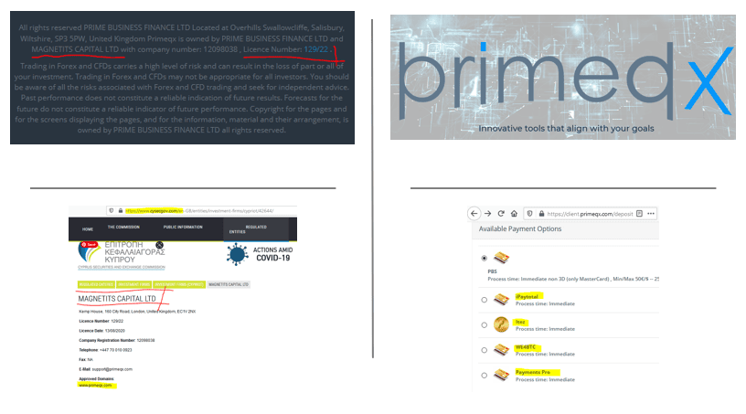 FCA warns against PrimeQX broker scam