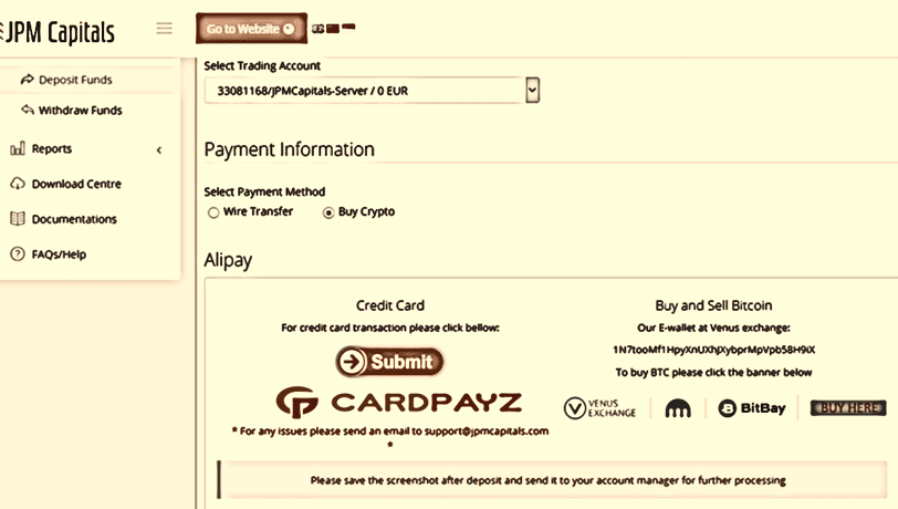 investor warning against JPM Capitals