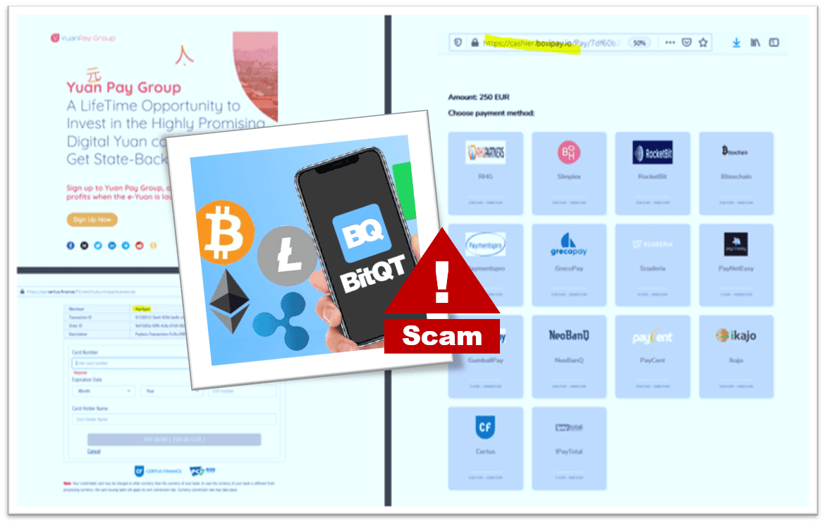 Fraud campaign BitQT promotes AlgofGain broker scam