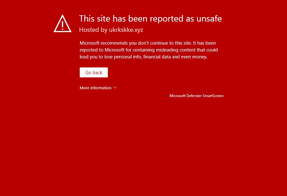 ukrkskke website runs bitcoin fraud campaigns