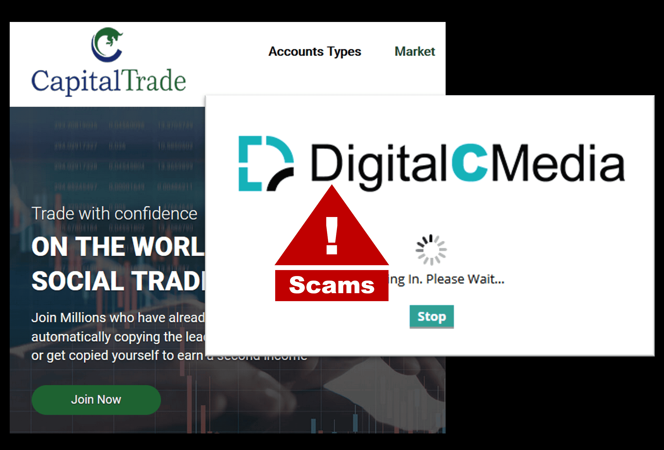 FCA warning against CapitalTrade and DigitalCMedia