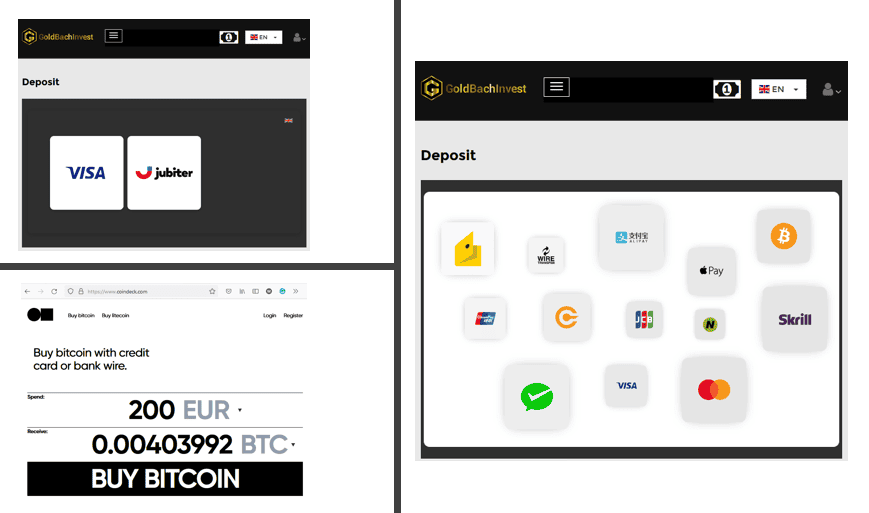investor warning GoldBachInvest broker scam facilitated by BridgerPay