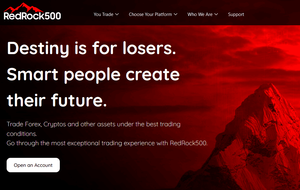 investor warning against RedRock500 broker scam
