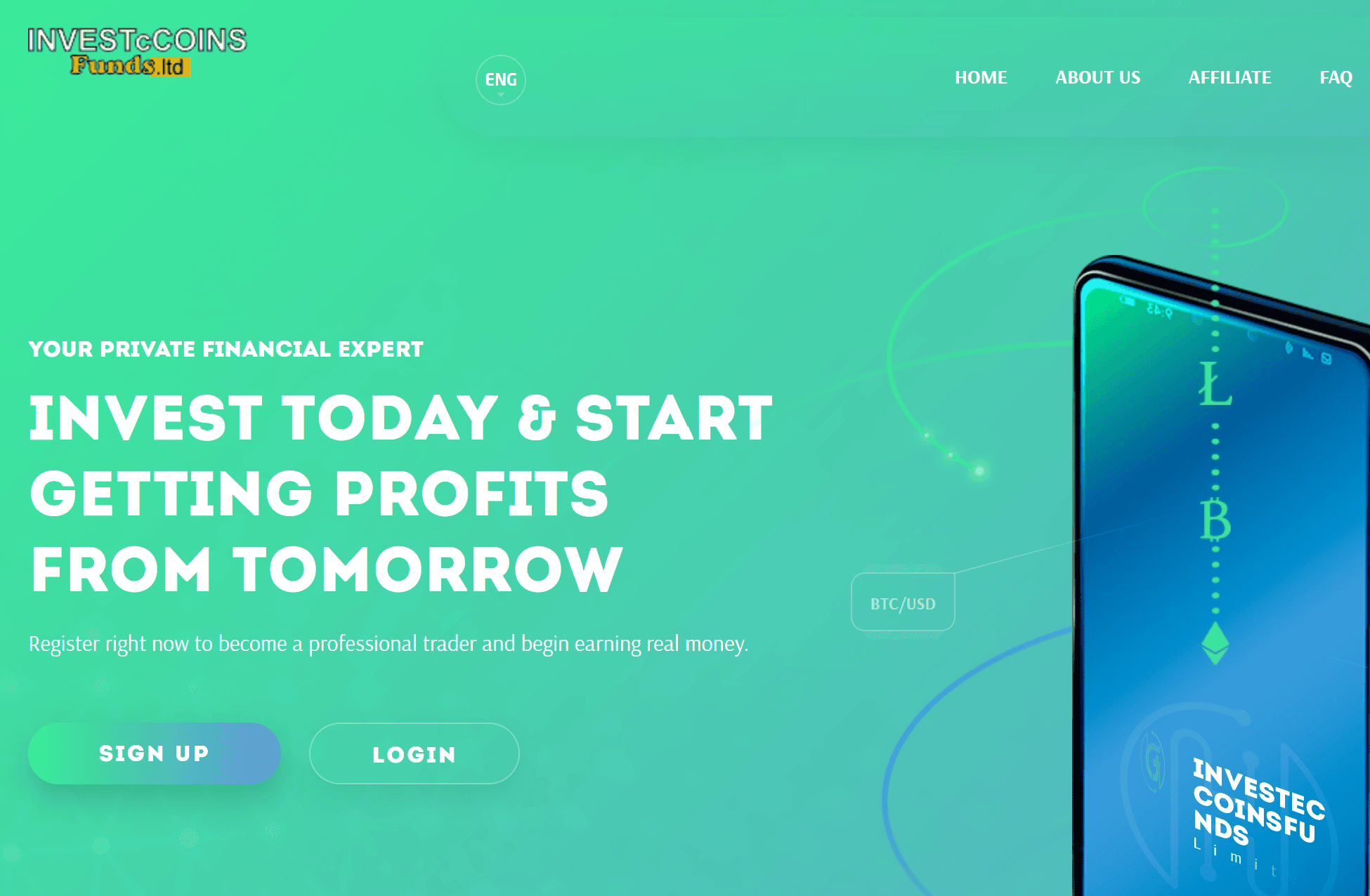 warning against InvestcCoins aka DictX-Trade crypto ponzi scheme