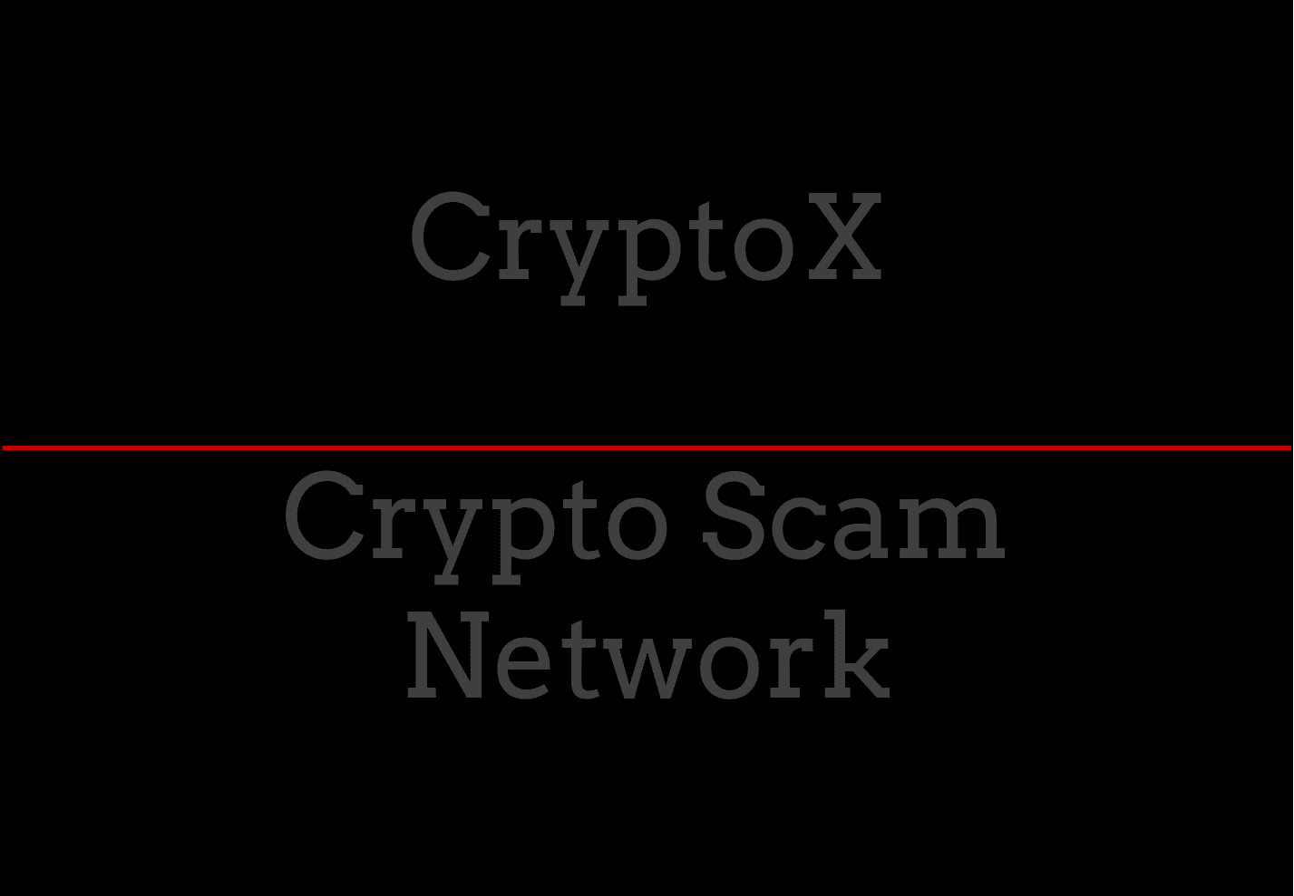 Warning against CryptoX crypto scams