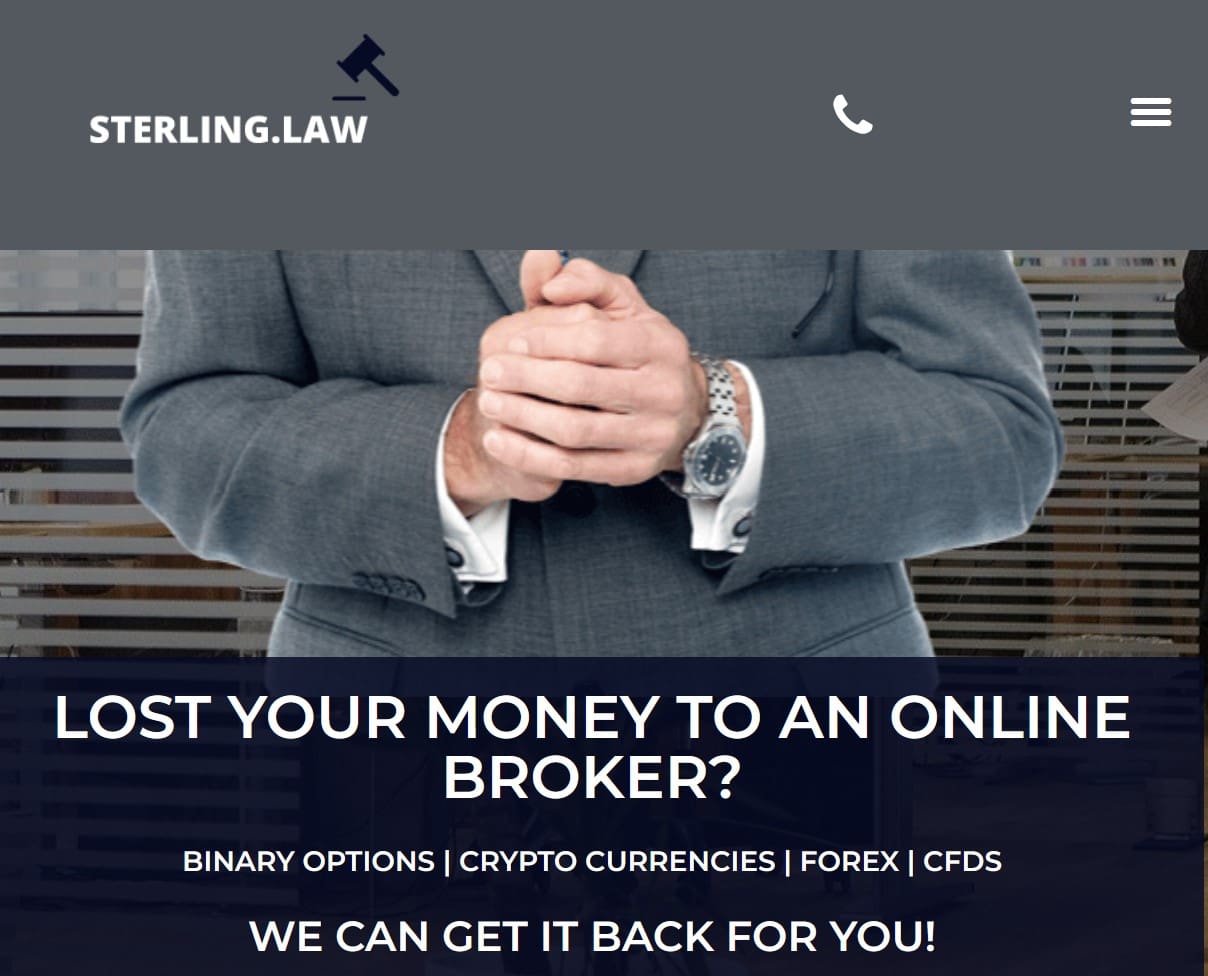 warning against Sterling Law fund recovery scam