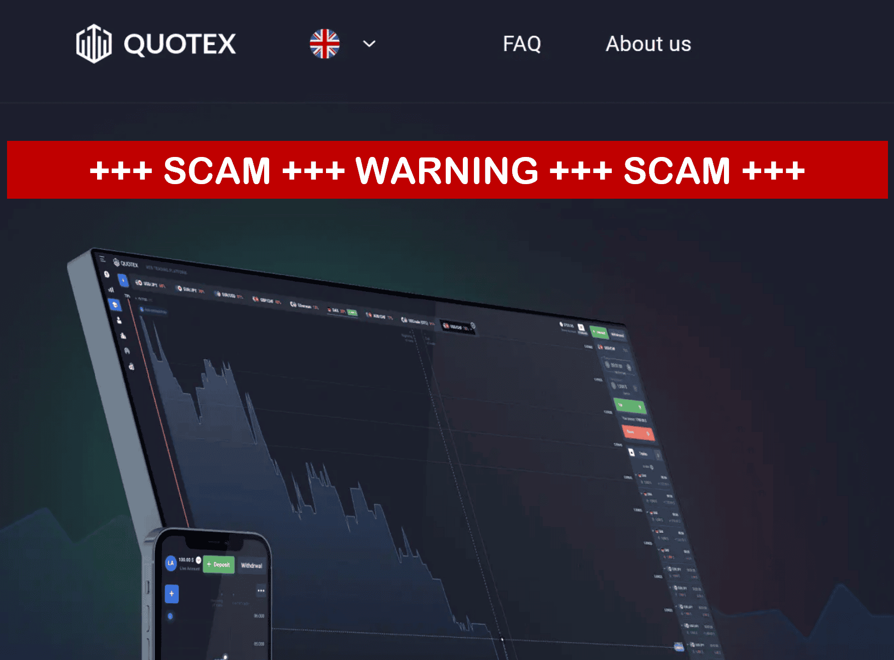 investor warning against Quotex facilitated by Coinbase and Piastrix and Perfect Money