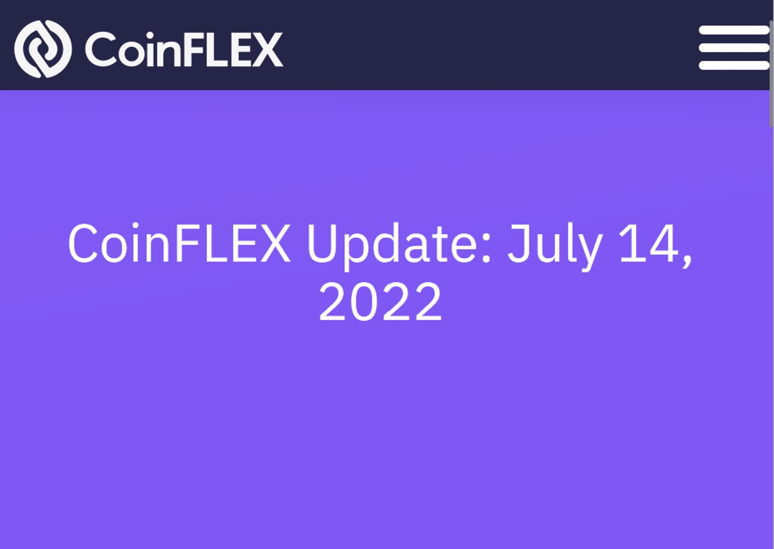 Struggling crypto exchange CoinFLEX resumes with withdrawals