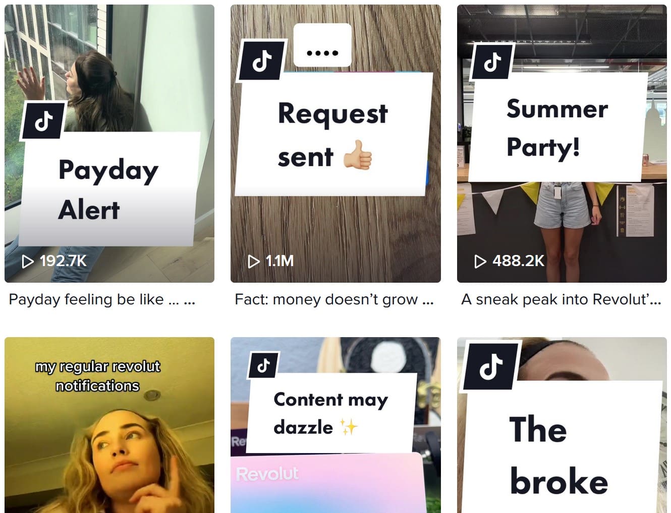 Social Media FinTech Giant Revolut goes TikTok