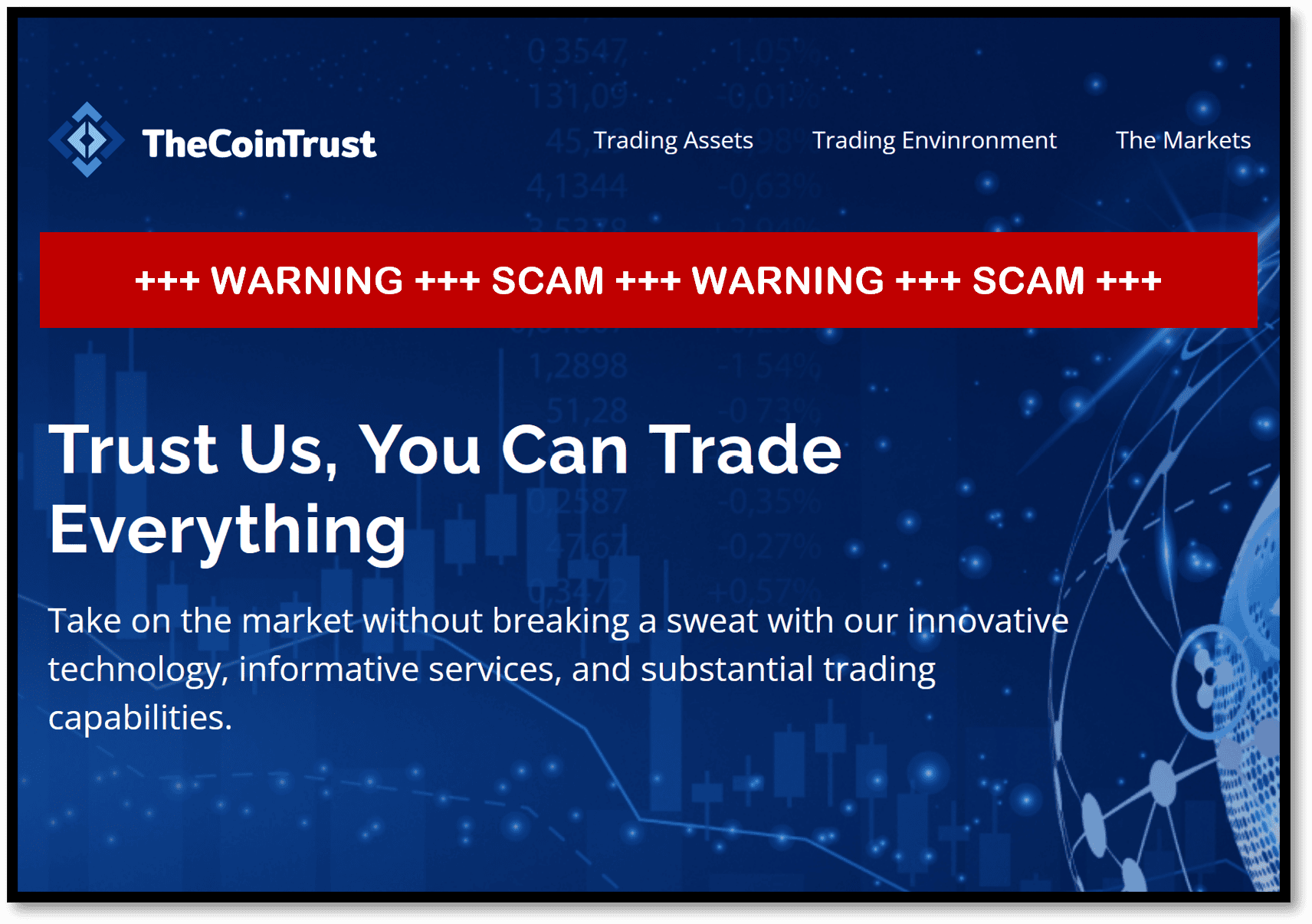 Investor warning against TheCoinTrust