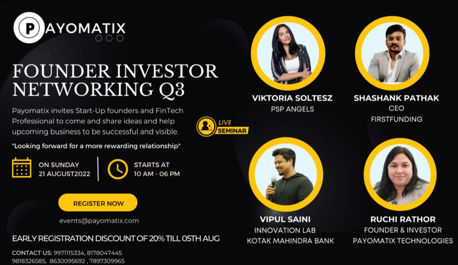Payomatix with Ruchi Rathor and their Indian network event