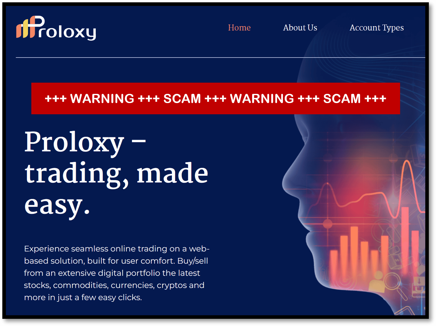 investor warning against Proloxy broker scam