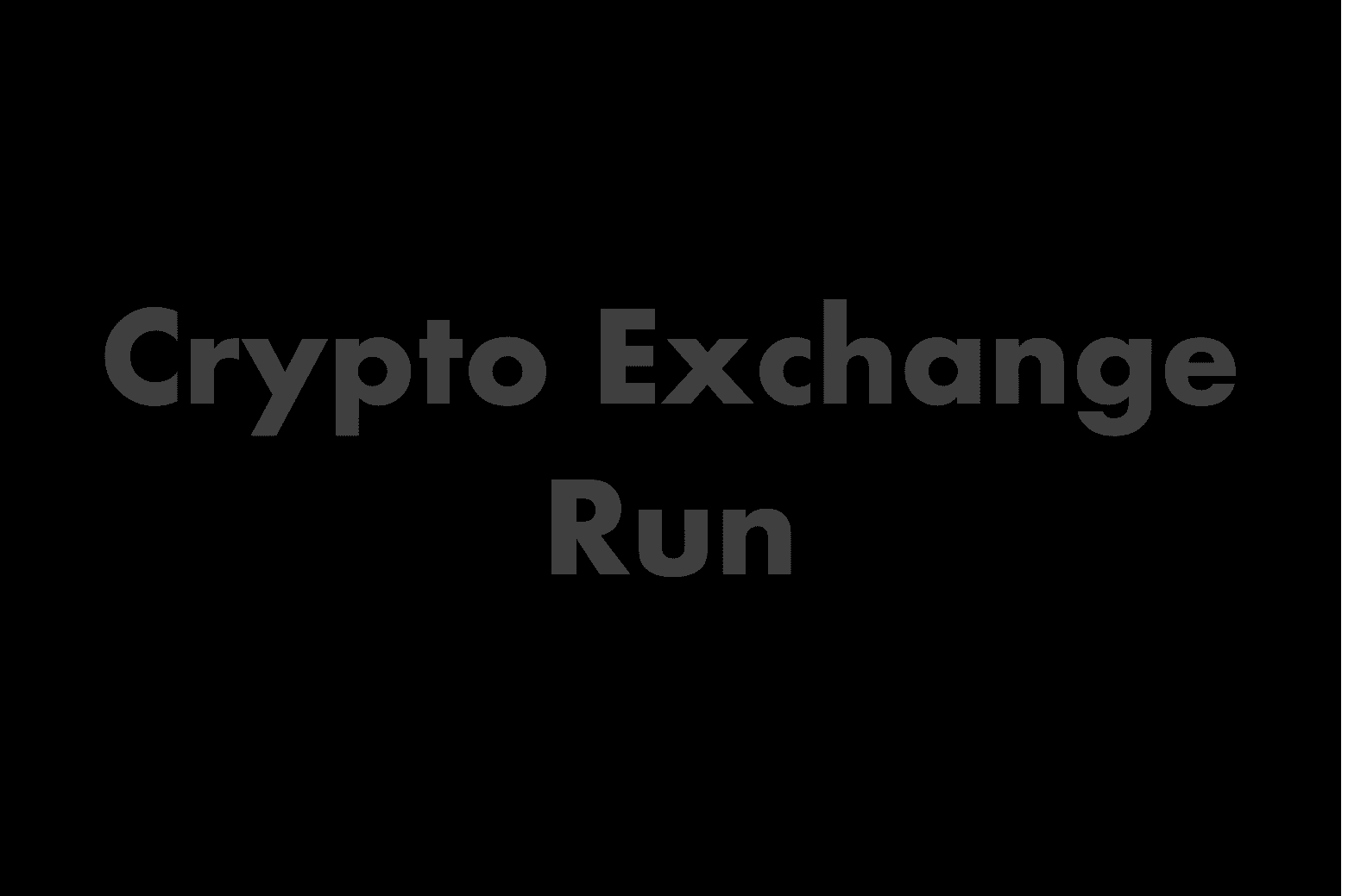 Crypto exchange run may continue