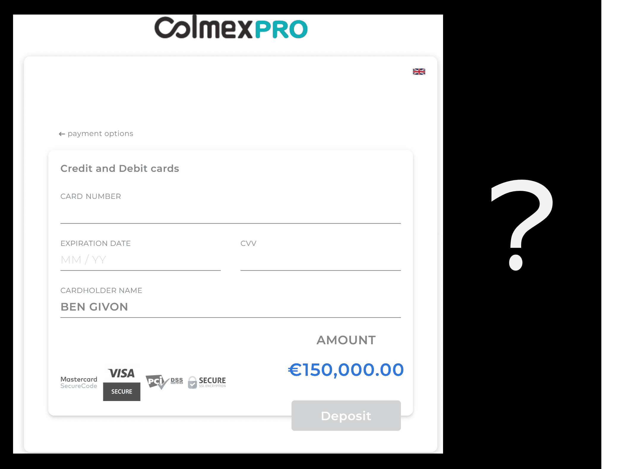 CySEC-regulated ColmexPro with unlimited pre-kyc deposits
