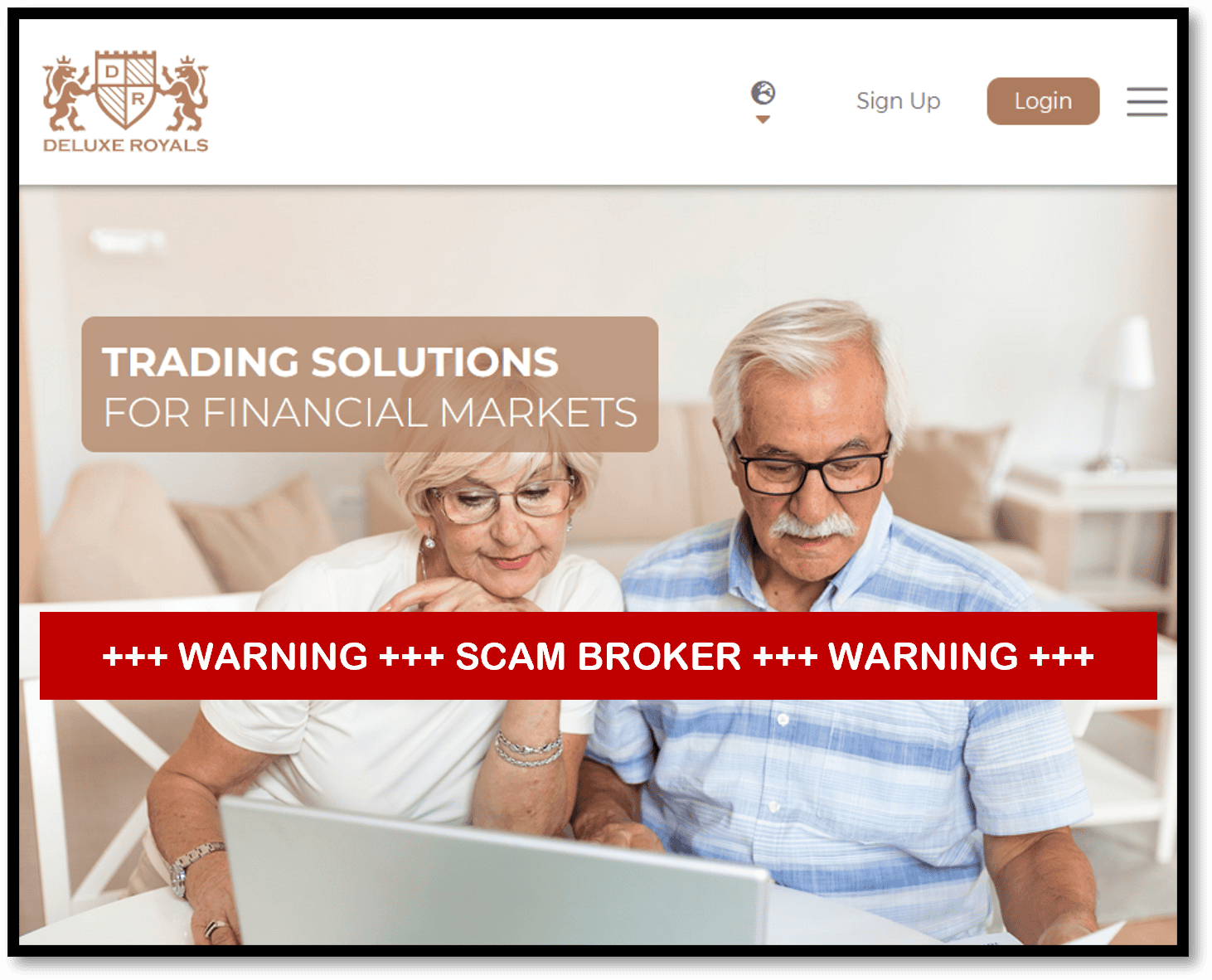 FinTelegram warnings against Deluxe Royals broker scams