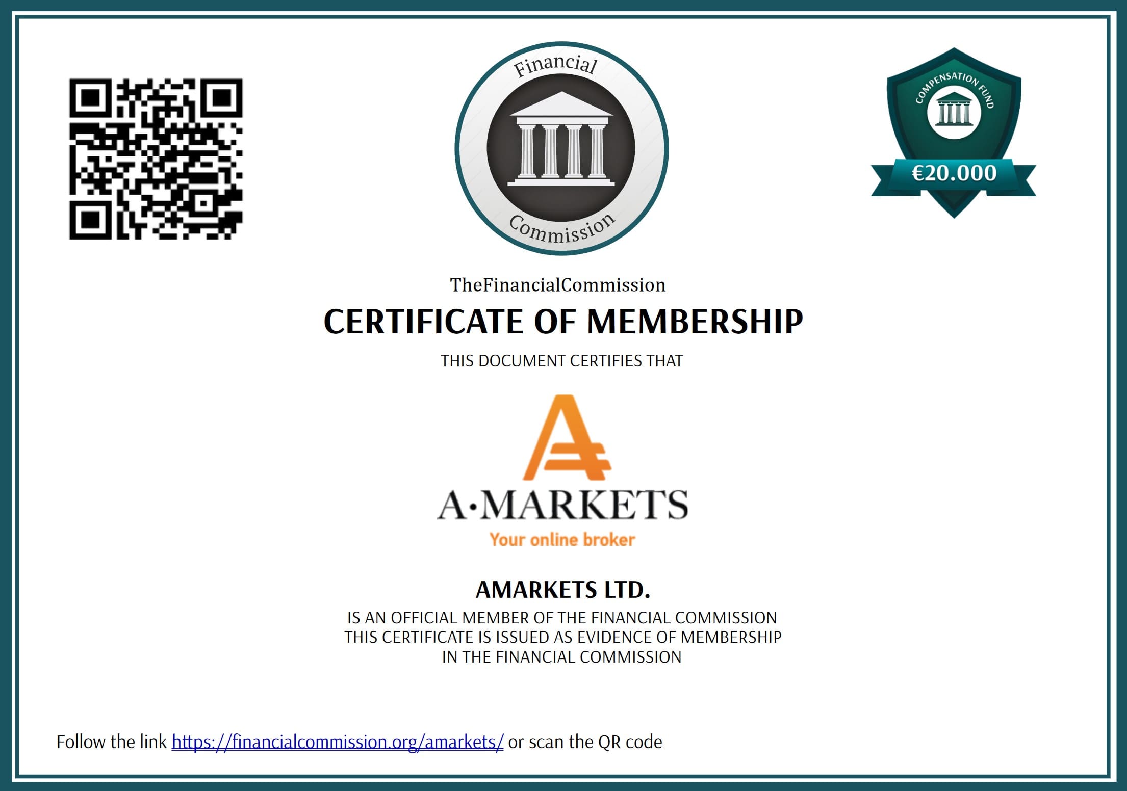 Offshore broker AMarkets receives Orange compliance rating