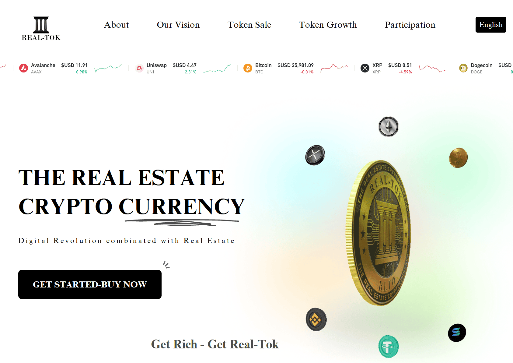 The REAL-Tok ICO issued by Austrian REALTO Group